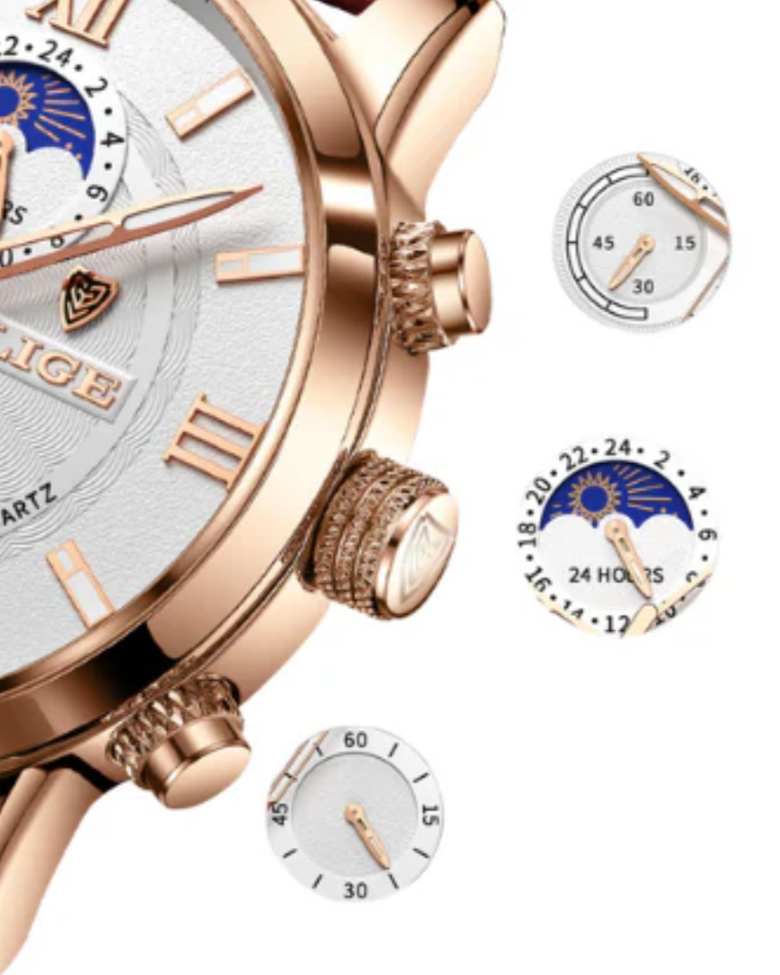 Classic Lugano Watch (Water-Resistant)